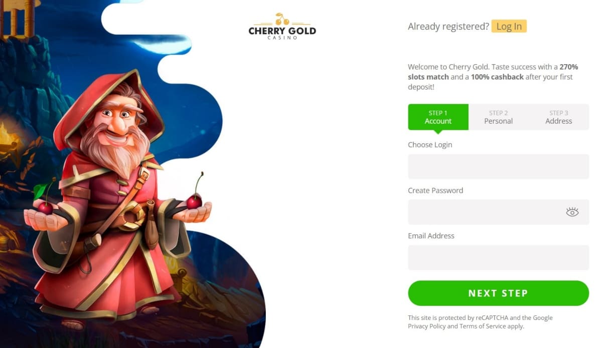 Cherry Gold Casino Review Gambling Fellas