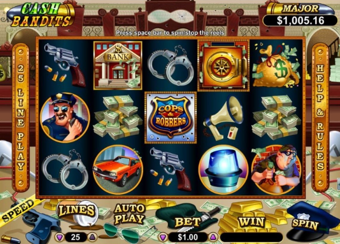 Cash Bandits Slot Machine Review 1