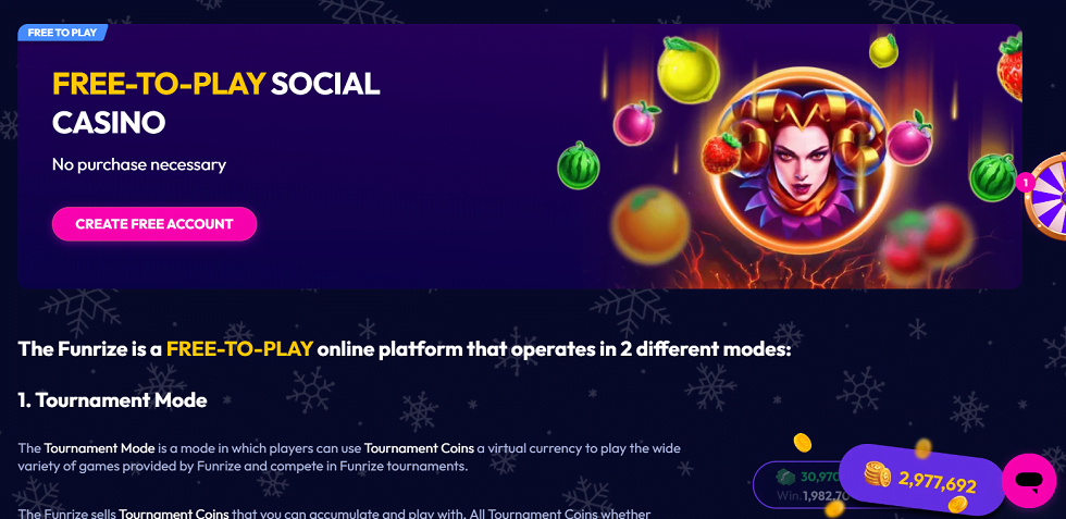 Best Review of Funrize Casino Online for USA Players 2023 5